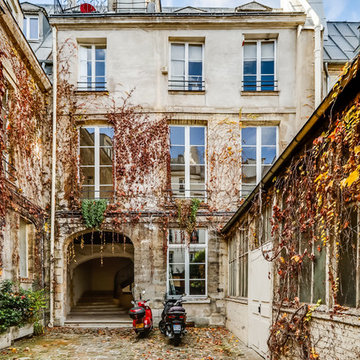Studio sous les toits dans le Marais