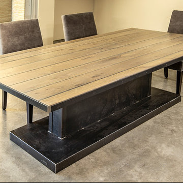 Coference or Dining Table, Industrial