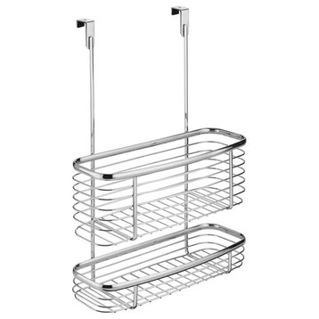 iDesign Axis Over the Cabinet Basket, Chrome