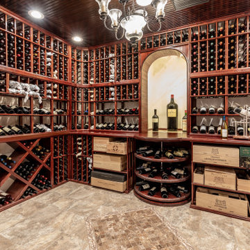 Amazing Basement Remodel, with Irresistible Wine Cellar in Ashburn VA