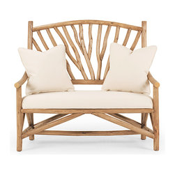 La Lune Collection - Rustic Settee #1404 by La Lune Collection - Loveseats