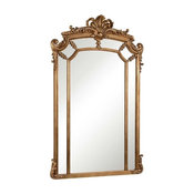 Elegant Lighting Antiquemirror, Clear Mirror, Gold