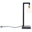 Tallinn Iron and Wenge Wood Table Lamp