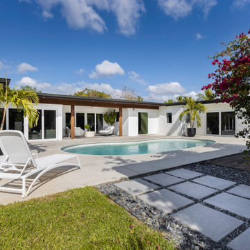 Beautiful Swimming Pool House, Modern House, Remodeling Ideas