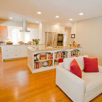 Open Concept Kitchen and Living Area