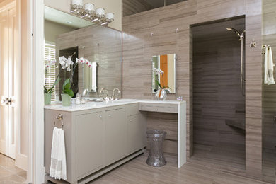 Bathroom - modern bathroom idea in Charleston
