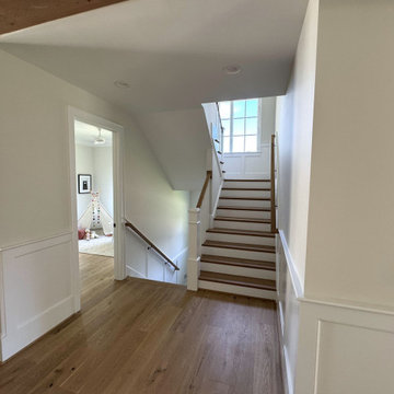 Project #141 | Timeless Switchback Staircase with Traditional Box Newels