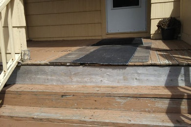 Front Porch Deck Remodel
