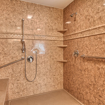 Accessible Bathroom - Curbless Shower