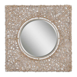www.essentialsinside.com: natural knotted rattan mirror - Wall Mirrors