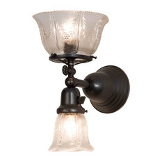 7.5" Revival Summer Wheat 2-Light Gas and Electric Wall Sconce