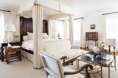 Tuscan bedroom photo in Los Angeles