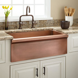 30" Bria Copper Farmhouse Sink - Kitchen Sinks