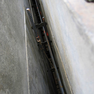 Construction Process- Top down Form view with Rebar Grid
