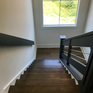 Custom home of Geist Reservoir