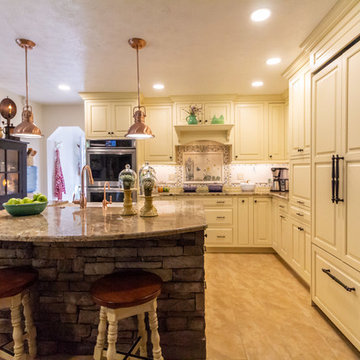 Yellow Traditional Kitchen Remodel, Fairmont, 2018