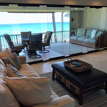 Haiku, Maui Premier Frameless Folding Doors