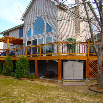 Custom Cedar Deck And Pergola