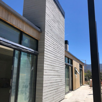 Board Formed Concrete Precast Fireplaces