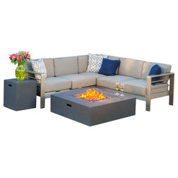 Contemporary Outdoor Lounge Sets by GDFStudio