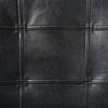 GDF Studio Barrington Black Leather Dining Chairs, Set of 2