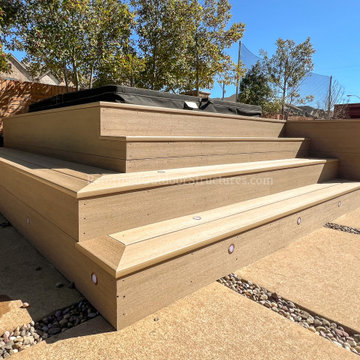 Burney's Spa Deck & Planter Boxes