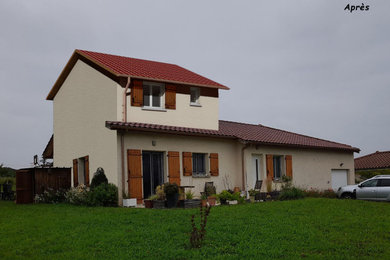 Idées déco pour une façade de maison.