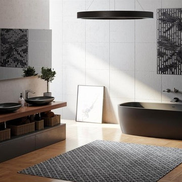 Aquatica Coletta™ Graphite BlackAquatica Coletta™ Graphite Black Freestanding So