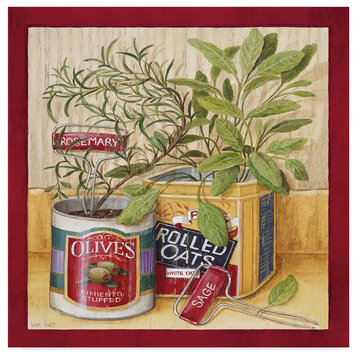 "Olives & Oats" by Lisa Audit, Canvas Art