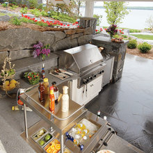 outdoor kitchen