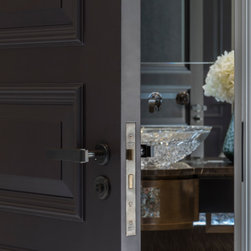 Joseph Giles WILSON Lever handles in dark bronze waxed - Door Handles