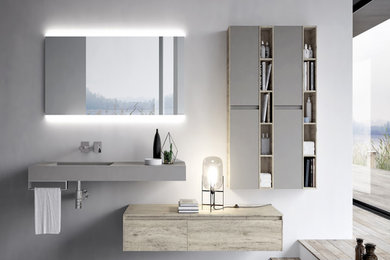 Design ideas for a modern bathroom in Milan.