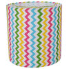 Aspen Creative 31230 Drum (Cylinder) Spider Lamp Shade in White (8" x 8" x 8")