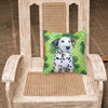 Dalmatian Puppy St. Patrick's Fabric Decorative Pillow