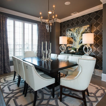 Modern Monochromatic Dining