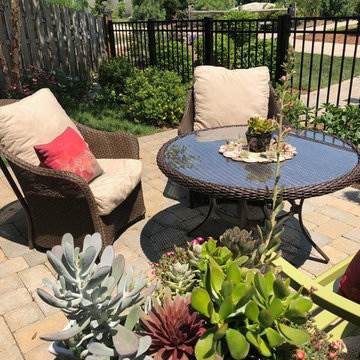 New Sunbrella Cushion Covers in Spectrum Sand Refresh Patio Seating