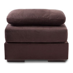 Sactionals Seat Cover Set in Chocolate Padded Velvet - Sectional Sofas