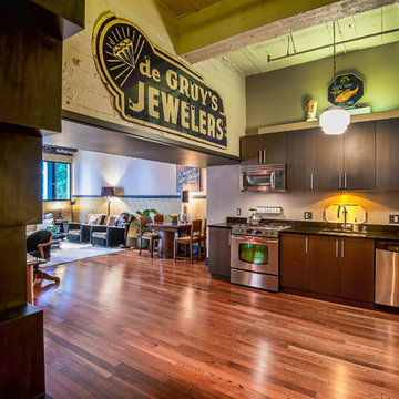 Hollywood Director's loft in iconic Art Deco building