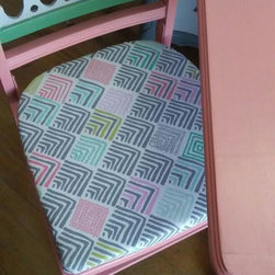 Painted Duncan Phyfe Table and Chairs Set - Dining Sets