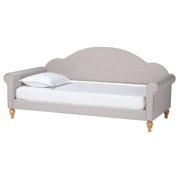 Jemima Light Gray Fabric Twin Size Daybed