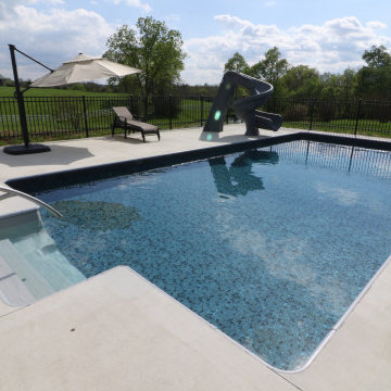 Vinyl Liner Pool (18 x 36) with Slide