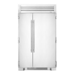 The True 48- 48" Side-by-Side Refrigerator/Freezer - Refrigerators