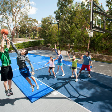 Backyard Basketball Court
