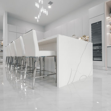 Sleek Elegance - Full Matte Lacquer Kitchen Project