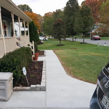 concrete pathway installation