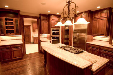 Example of a tuscan kitchen design in Other