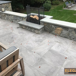 Ash Porcelain Modular Pattern Patio - Landscaping Stones And Pavers