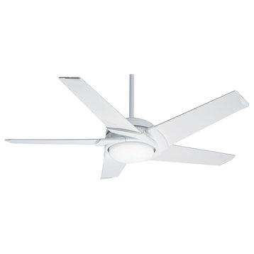 Casablanca 54" Stealth Ceiling Fan with LED Light 59165 - Snow White