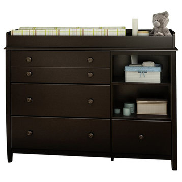 South Shore Little Smileys Changing Table, Espresso