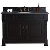 Brookfield 48" Single Cabinet, Antique Black, No Top
